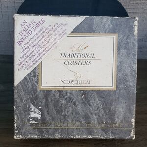 Six Cloverleaf Traditional Coasters